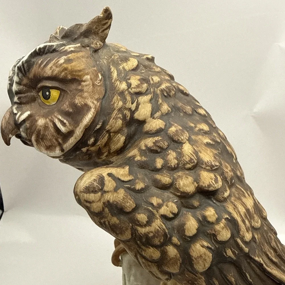 Vtg 1969 Goebel Hummel W Germany Screech Owl Porcelain Bird Figurine CV99 Matte